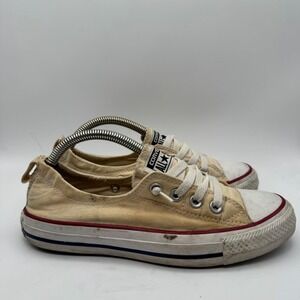 Converse Chuck Taylor All Star Shoreline Slip Womens Shoes Cream Size 7